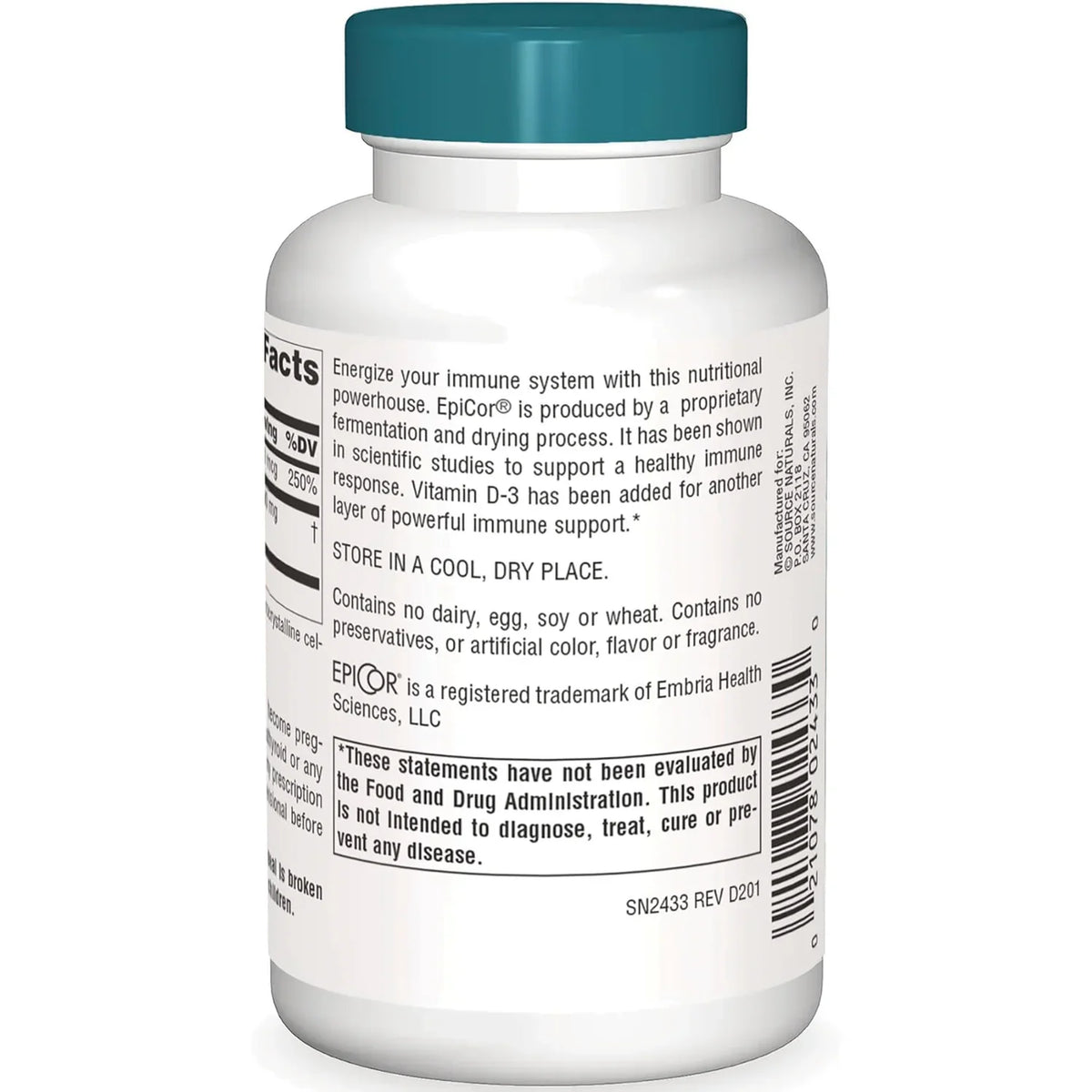 Wellness EpiCor with Vitamin D-3