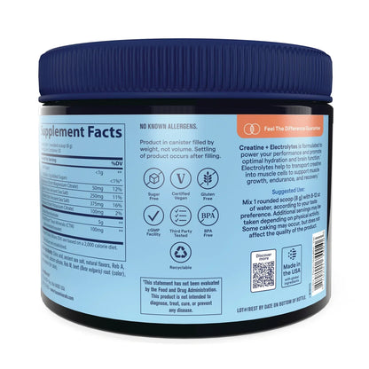 Creatine + Electrolytes Powder - Orange Mango