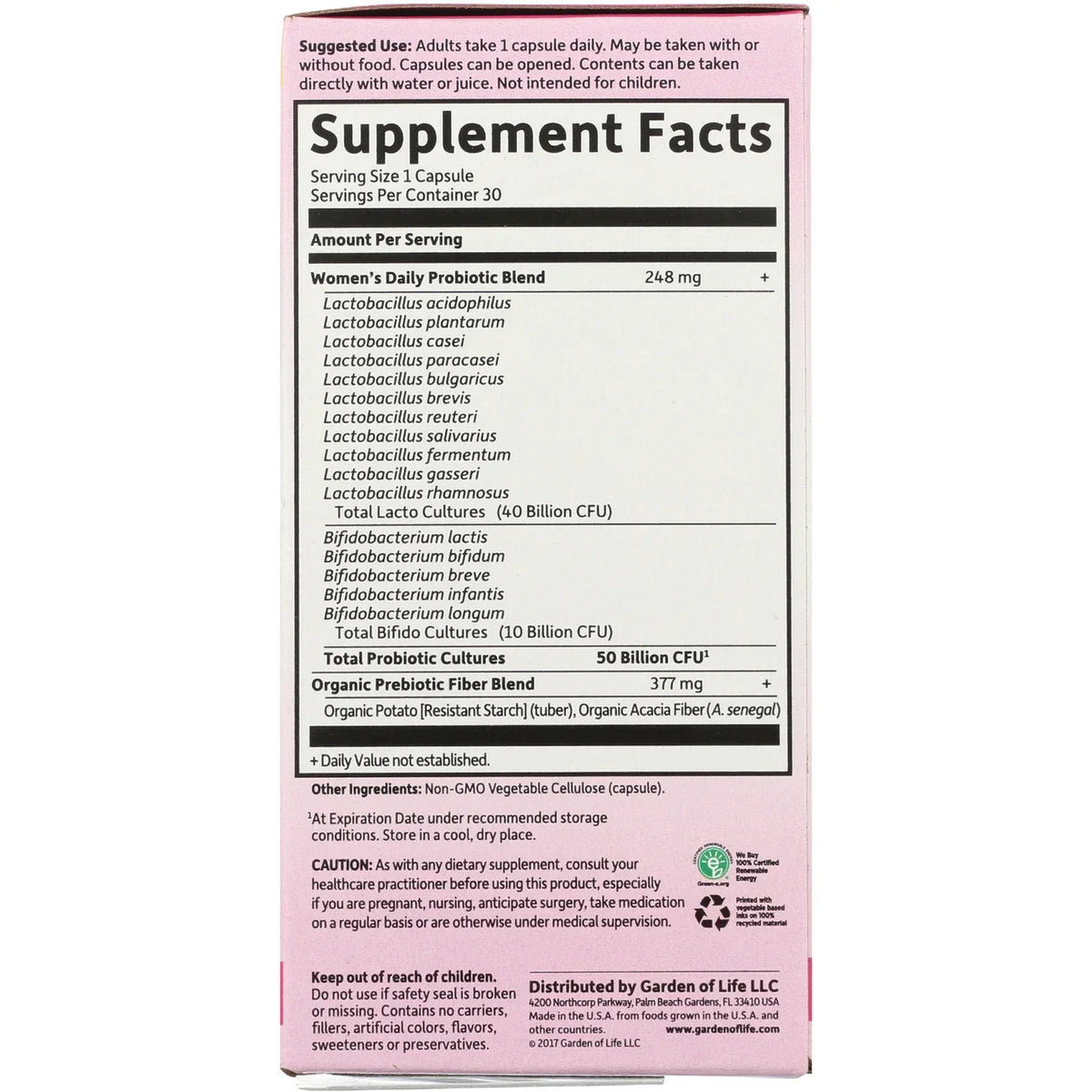 Dr. Formulated Probiotics Once Daily Women's