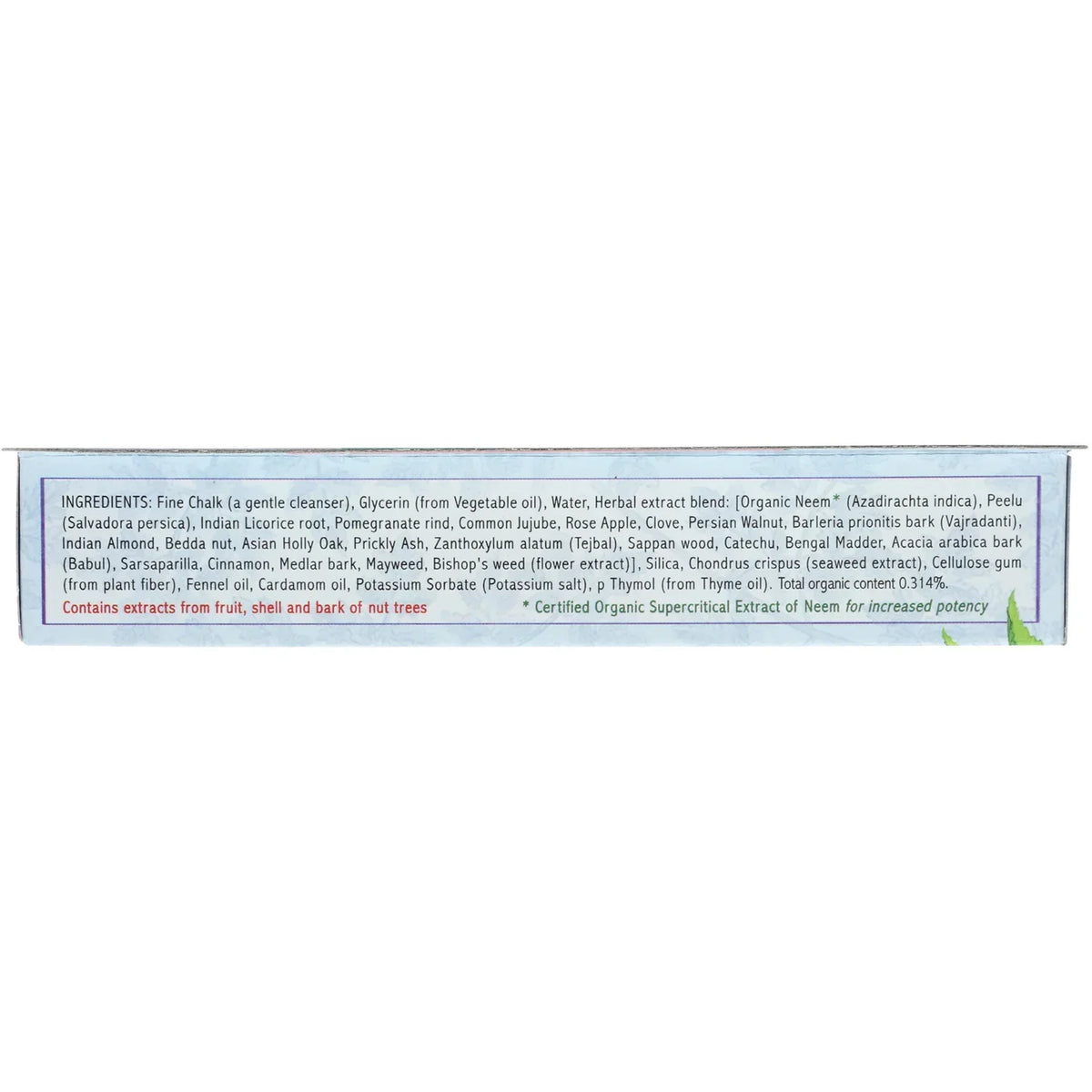Herbal Toothpaste Non-Foaming Cardamom-Fennel