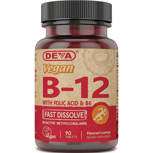 Vegan B12 with Folic Acid & B6 - Fast Dissolve