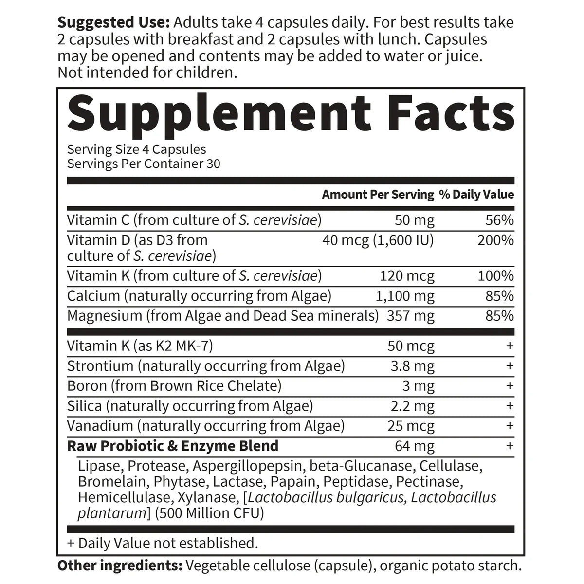 Vitamin Code Raw Calcium