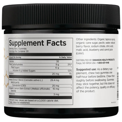 CBD + Sleep Gummies - Berry