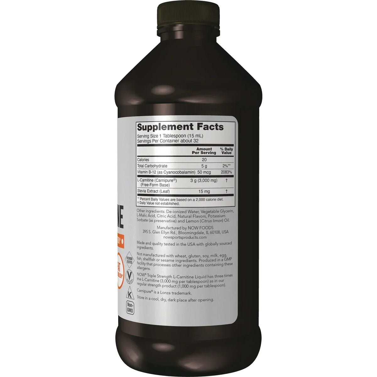 Triple Strength L-Carnitine - Citrus