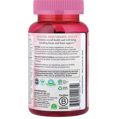 Organics Women's Multi 40+ Gummies - Organic Berry