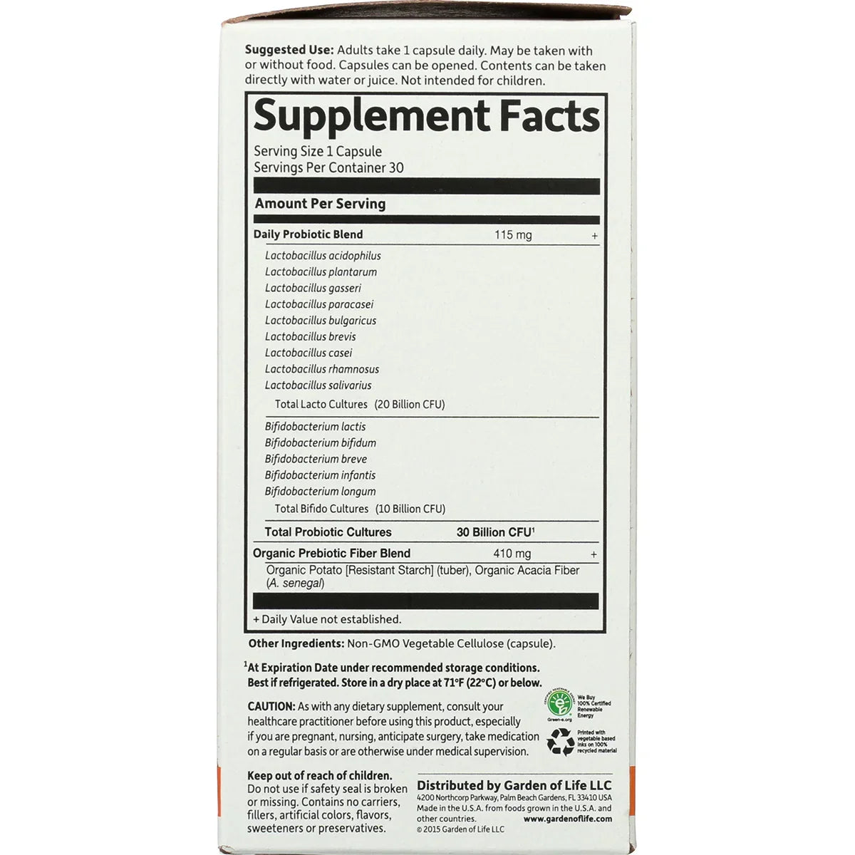 Dr. Formulated Probiotics Once Daily