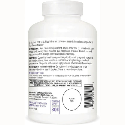 Calcium 600 + D3 Plus Minerals - Fruit Punch